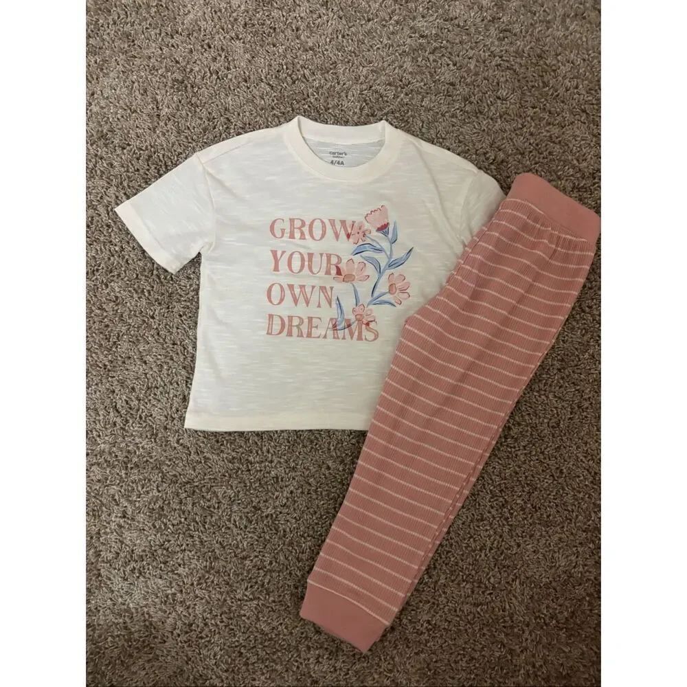 ❤️Carter’s 2Pc Grow Your Own Dreams Pajamas